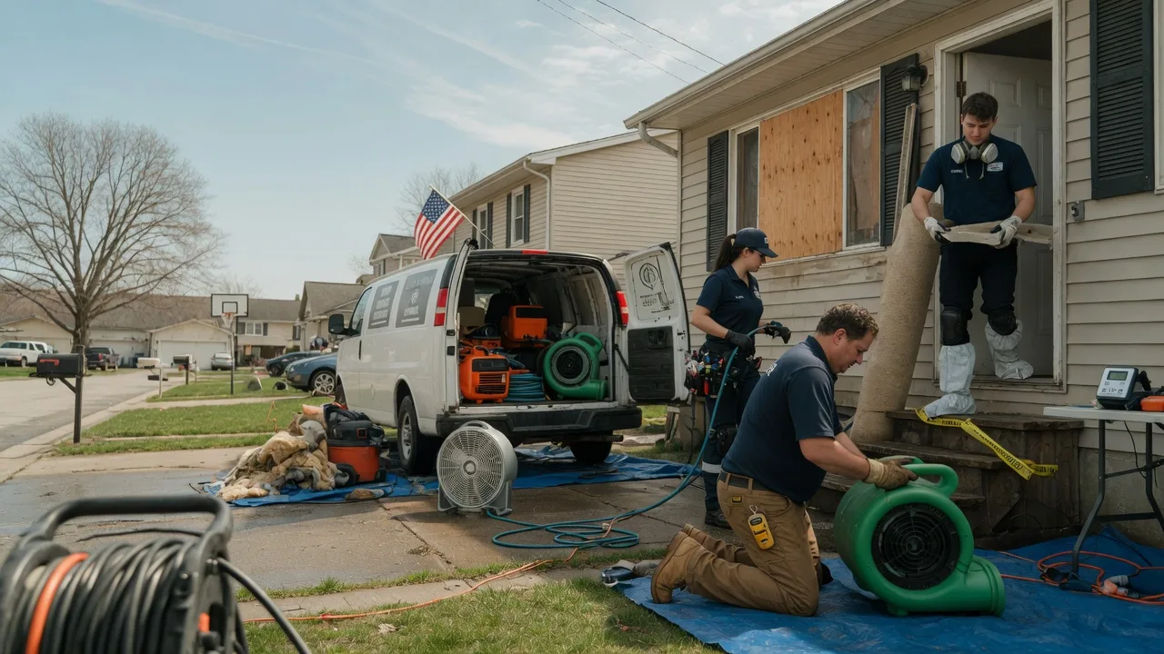 Water Damage Restoration in Bowie, TX near me